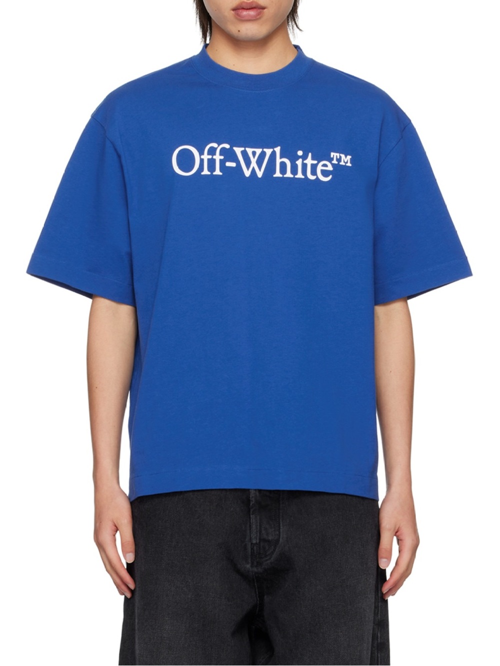 Off-White Big Bookish Skate Oversized Logo Graphic T-Shirt